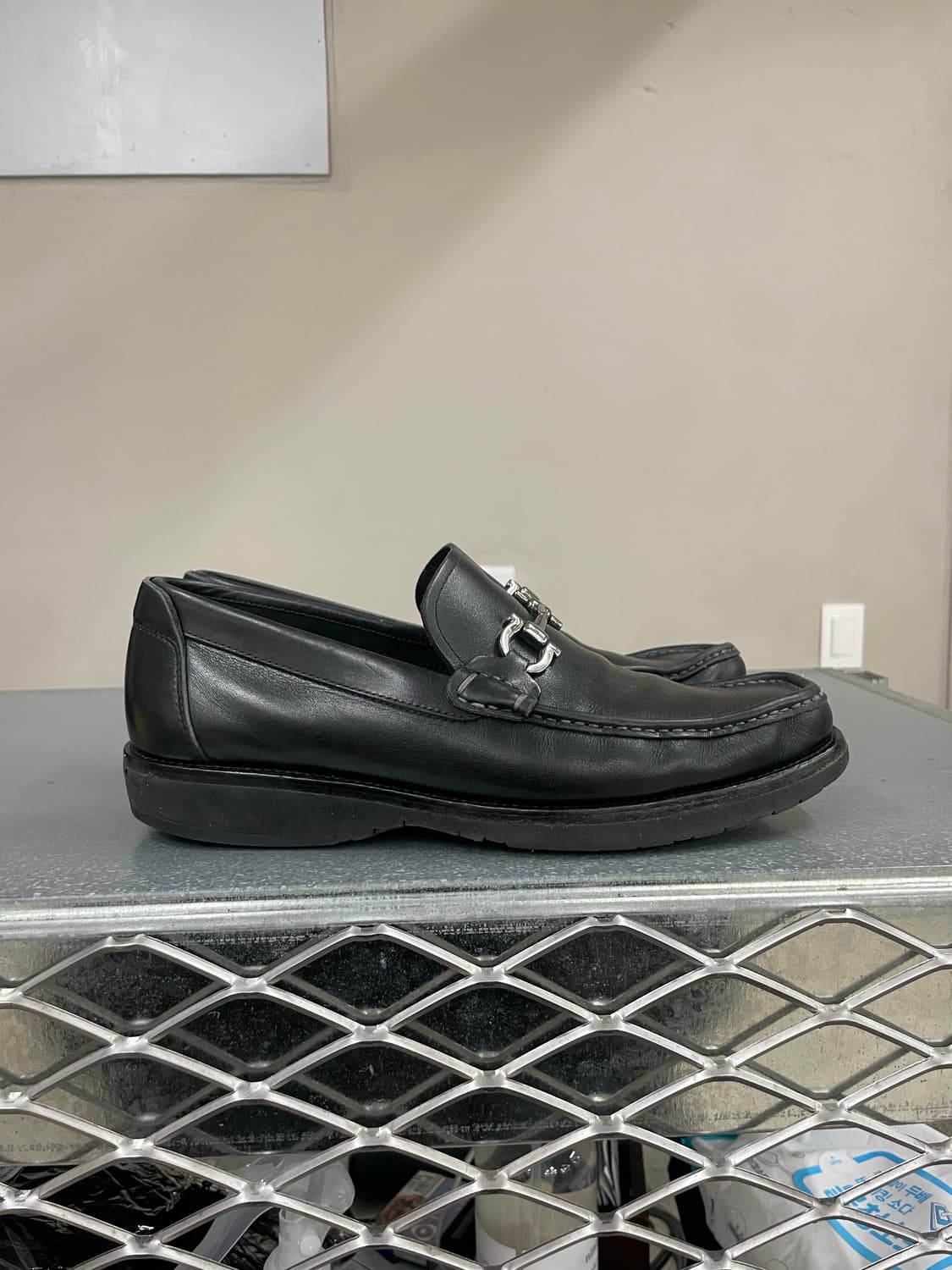 페레가모 레더 로퍼 UK8 상품이미지4