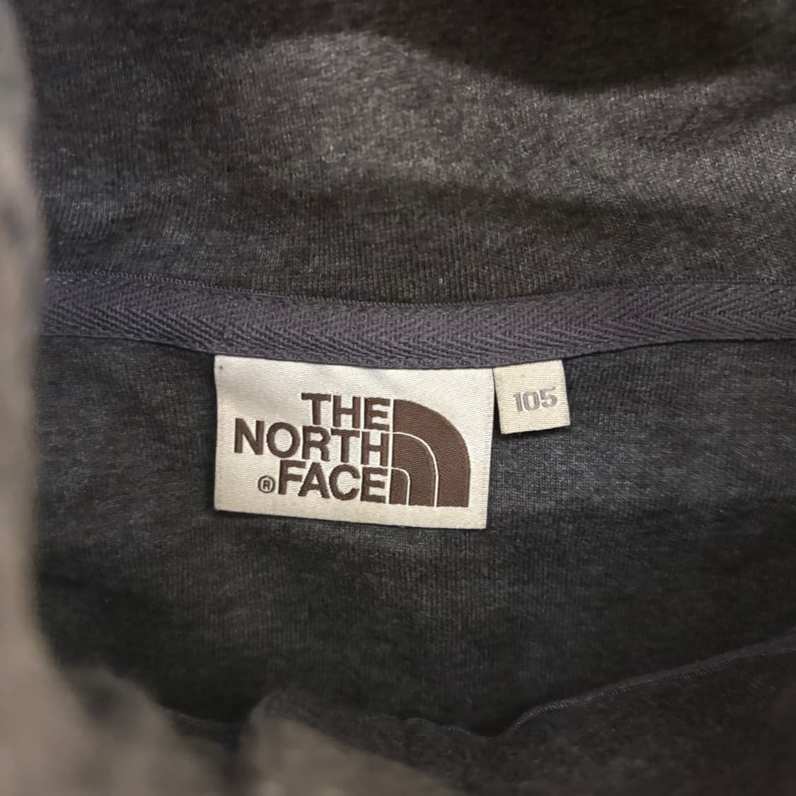 노스페이스 화이트 라벨 암로고 후드 집업 상품이미지3