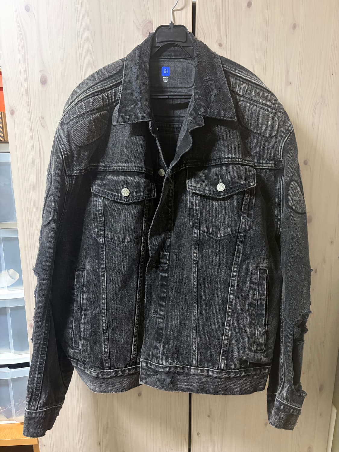 이지갭 발렌시아가 패디드 데님 흑청 (M) 차이나 상품이미지1