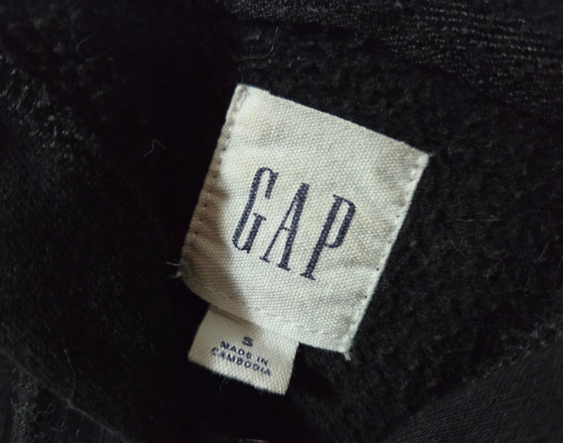 GAP 갭 블랙 풀집업 후드집업 상품이미지5