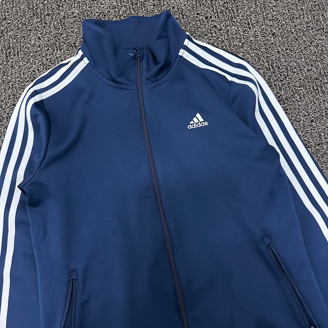 아디다스 여성 트랙탑 져지 집업 네이비 신장 160사이즈 상품이미지2
