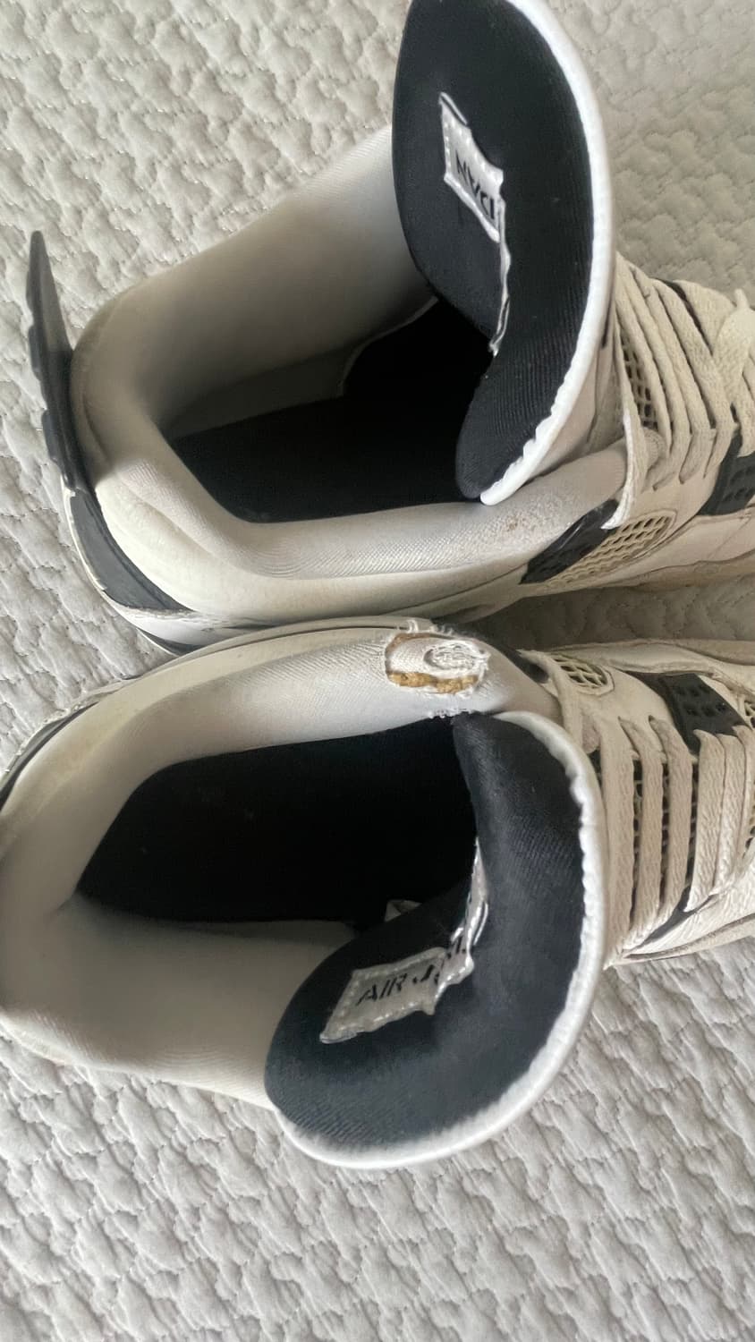 [275] 조던4 레트로 화이트 앤 블랙 상품이미지2