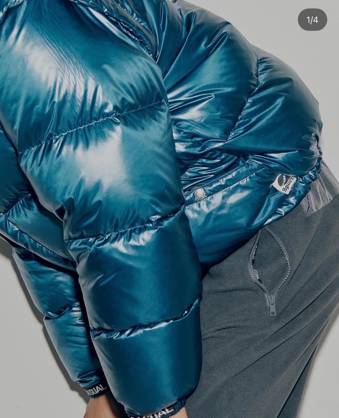 헤리티지플로스 패딩 블루 L 상품이미지5