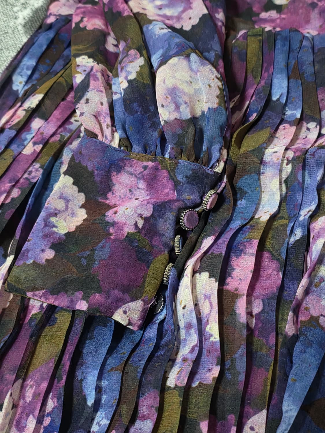 더 쿠플스 수국 플리츠 미니 원피스 [택채 새상품] 상품이미지7