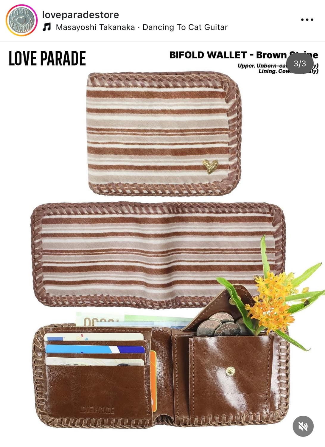 송치 지갑 Love parade BIFOLD WALLET 상품이미지1