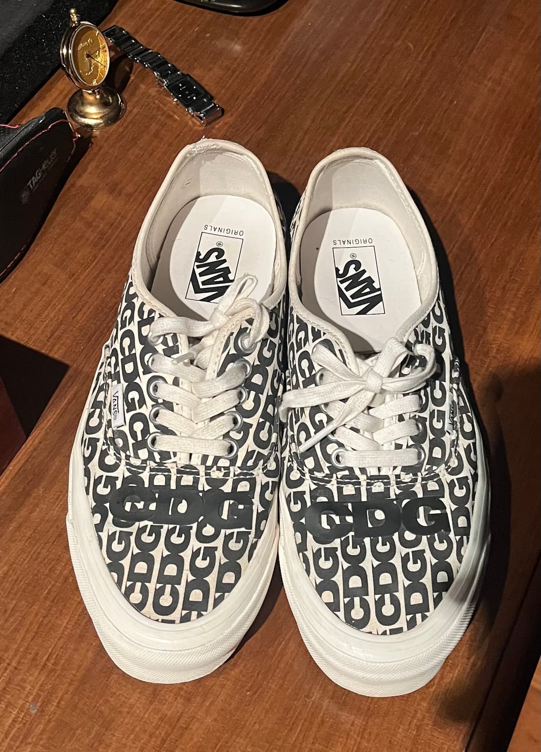 반스 CDG 어센틱 콜라보 스니커즈 275 상품이미지1