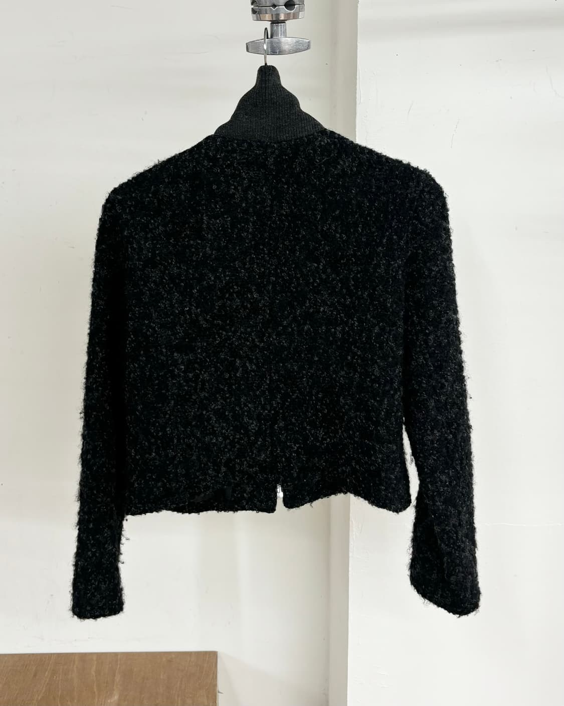 겐조 블랙 부클레 크롭 집업 상품이미지6