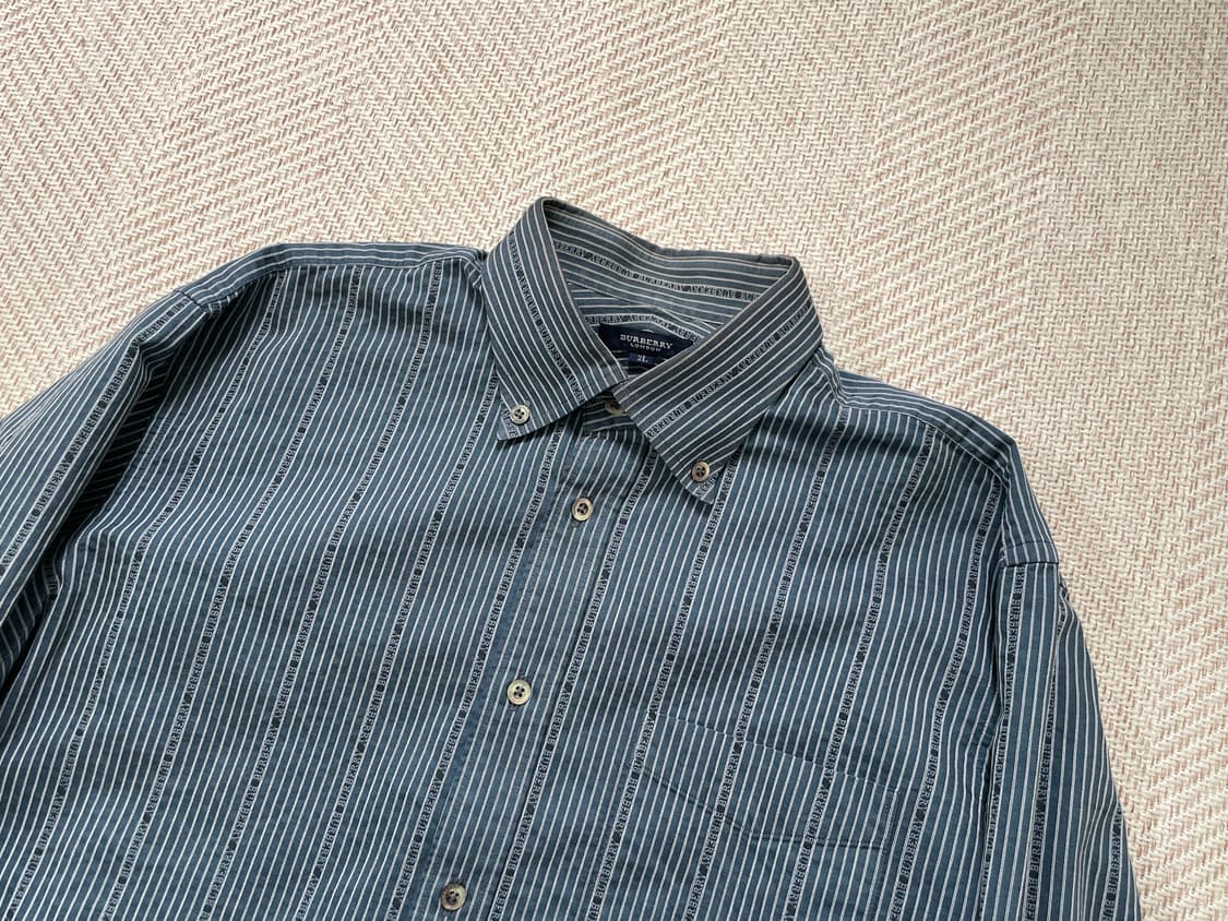 버버리 런던 스트라이프 버튼다운 셔츠 상품이미지3