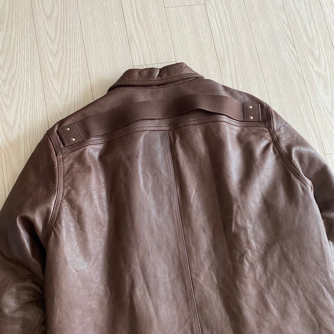 [50] 릭오웬스 23FW 'Luxor' Brad 레더 자켓 상품이미지3