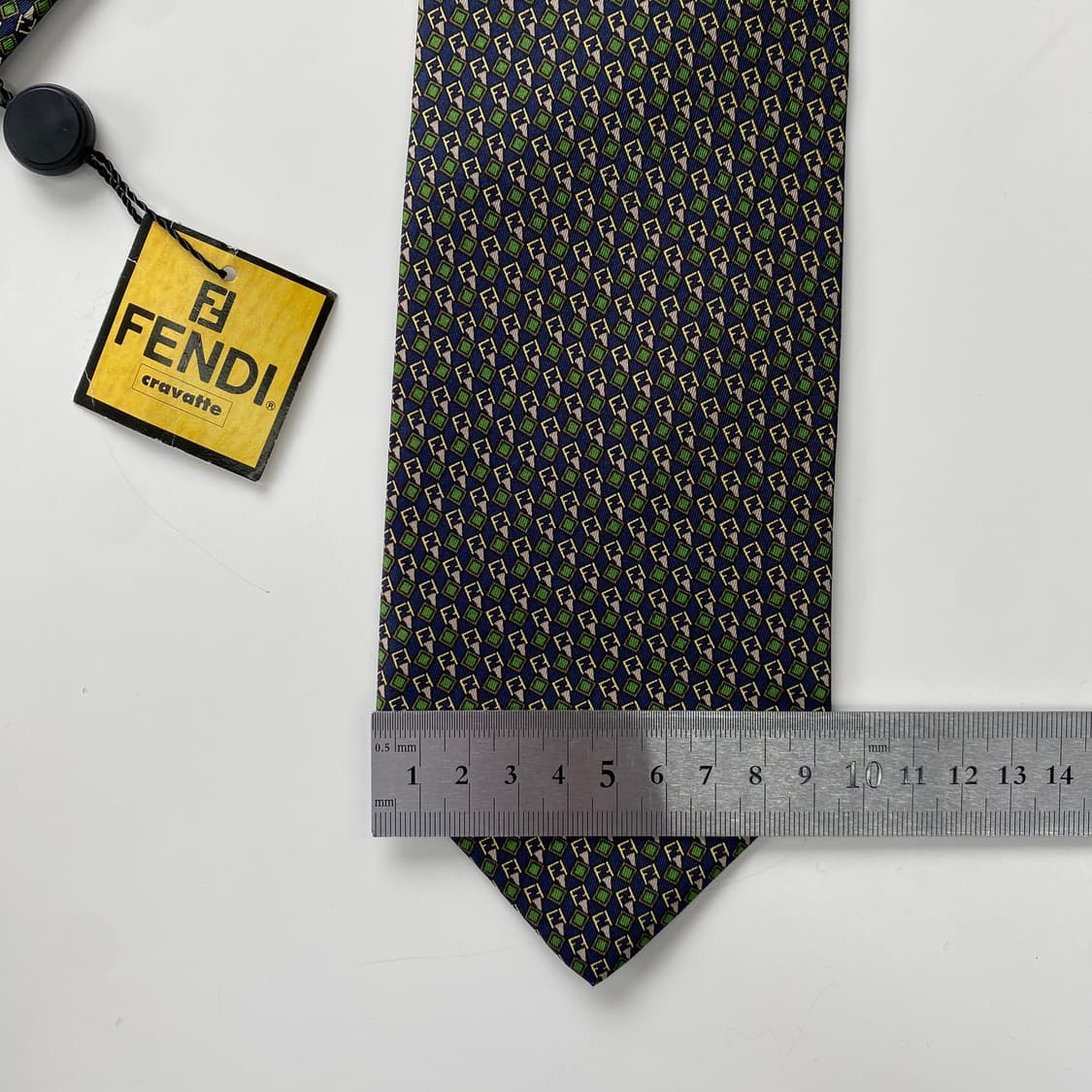 미사용품 택달린 펜디 (FENDI) 모노그램 명품 정품 넥타이 상품이미지8