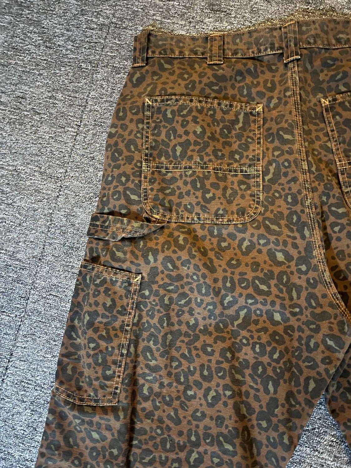 칼하트 WIP OG 싱글 니 팬츠 타마린드 카모 S 상품이미지4