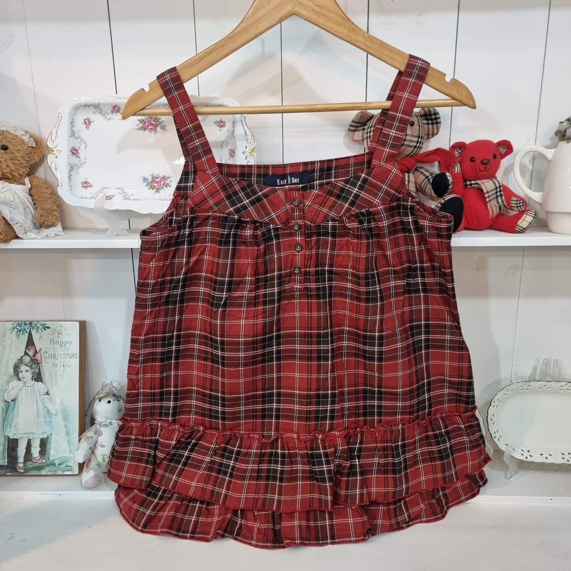 레드 타탄체크 (캐미솔) 튜닉 상품이미지4