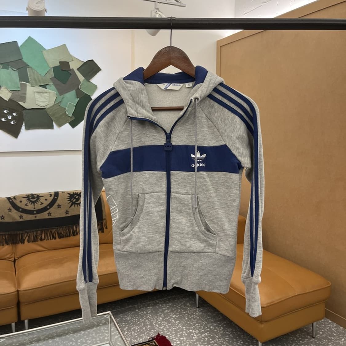아디다스 파이어버드 올드스쿨 기모 후드집업 85 C05810 상품이미지1