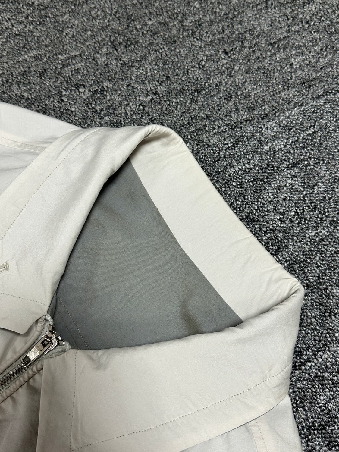 (52) 르메르 20SS 리버서블 코튼 아이보리 카라 블루종 봄버 자켓 상품이미지10