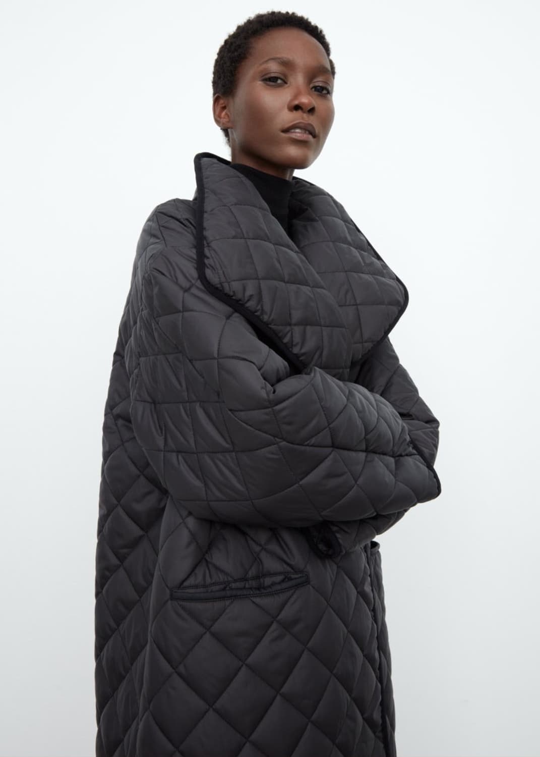 토템 시그니처 안시 퀼티드 코트(퀼팅코트) 상품이미지2