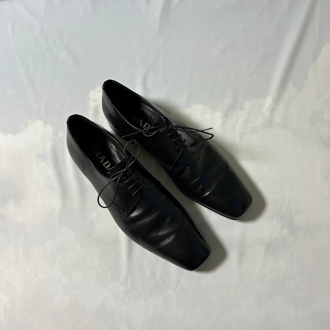 Prada classic semi square toe derby 상품이미지2
