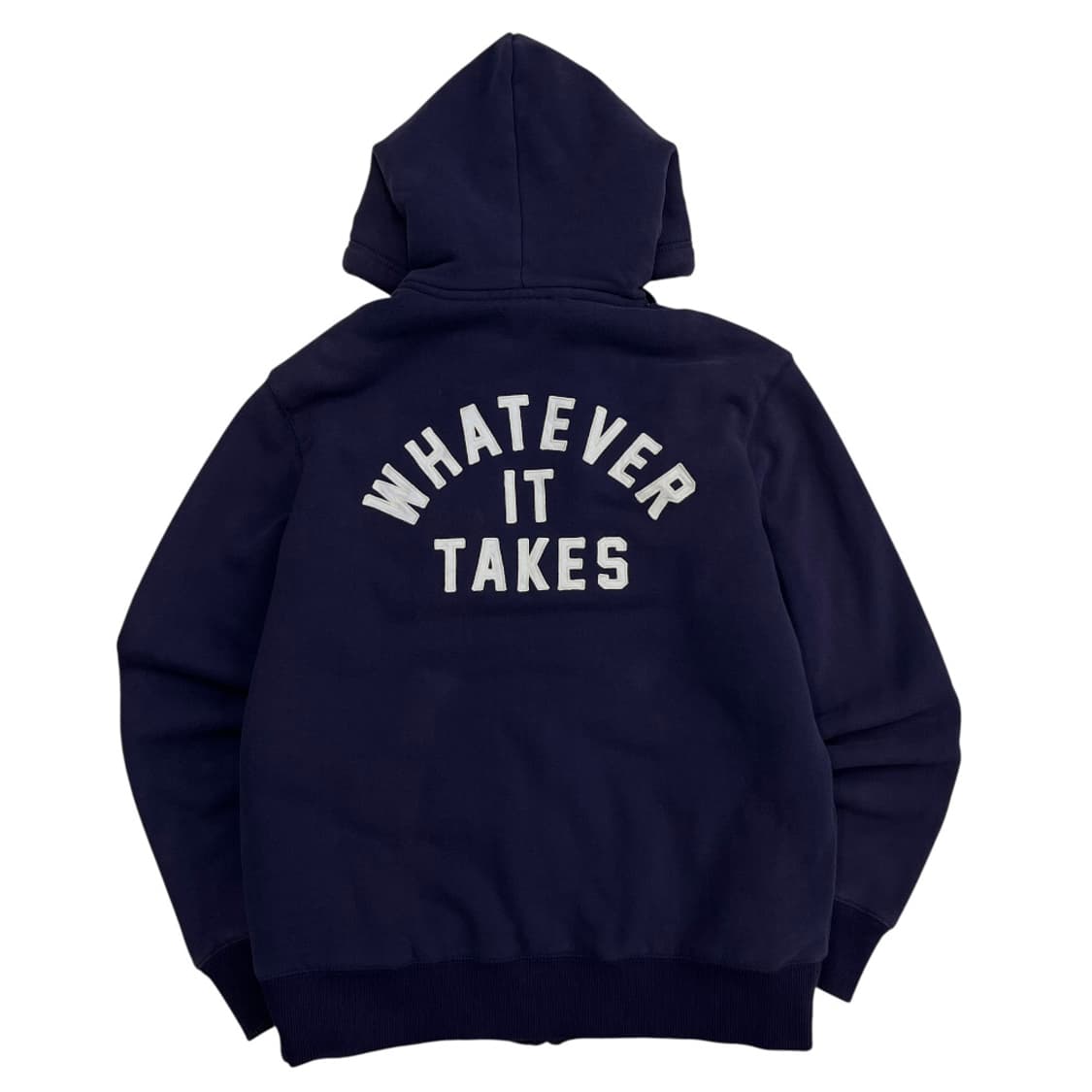 후아유 센터로고 퍼플 양털 후드집업 XL 상품이미지4