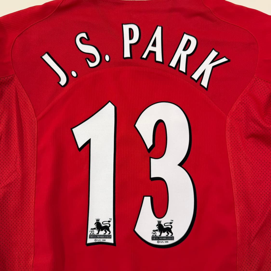 04-06 맨유 홈 박지성 유니폼 상품이미지2