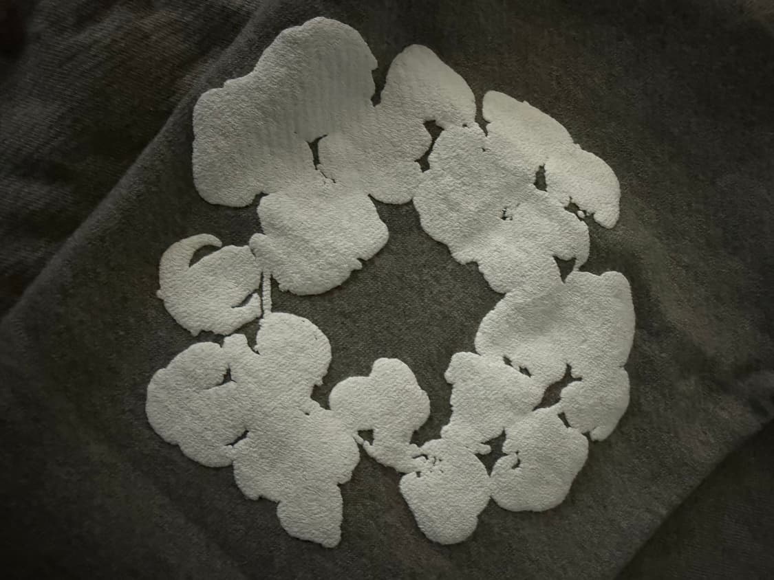 데님티어스 그레이 후드티 M 상품이미지2