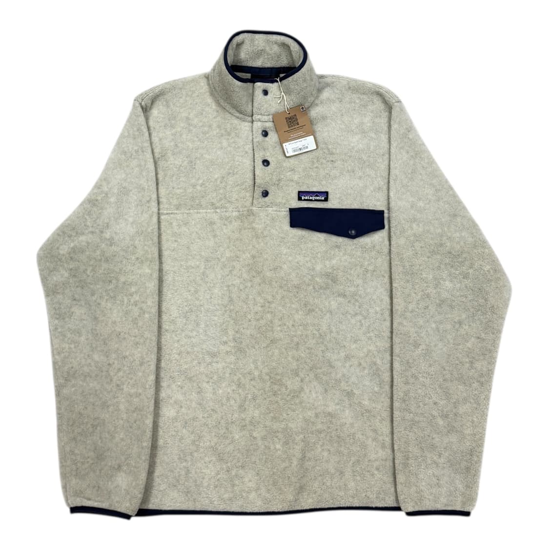 파타고니아 신칠라 라이트웨이트 스냅티 플리스 풀오버 오트밀 헤더 S 상품이미지1