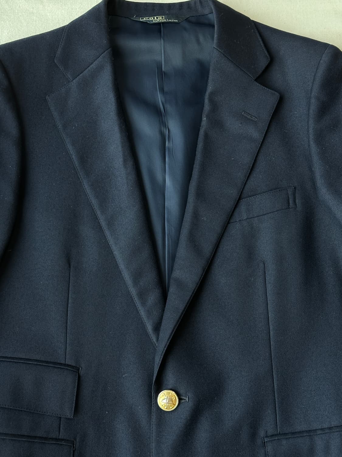 폴로 네이비 금장 블레이저 95 상품이미지2