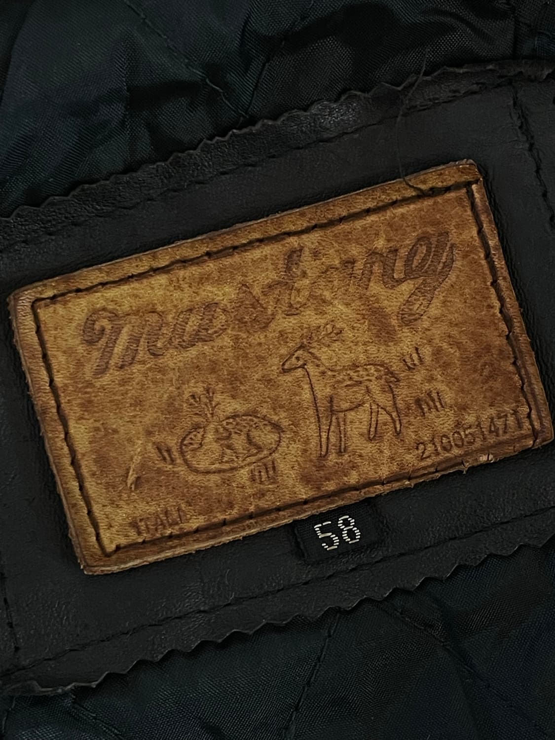 Mustang Italy Deer Leather Bomber Jacket 상품이미지4