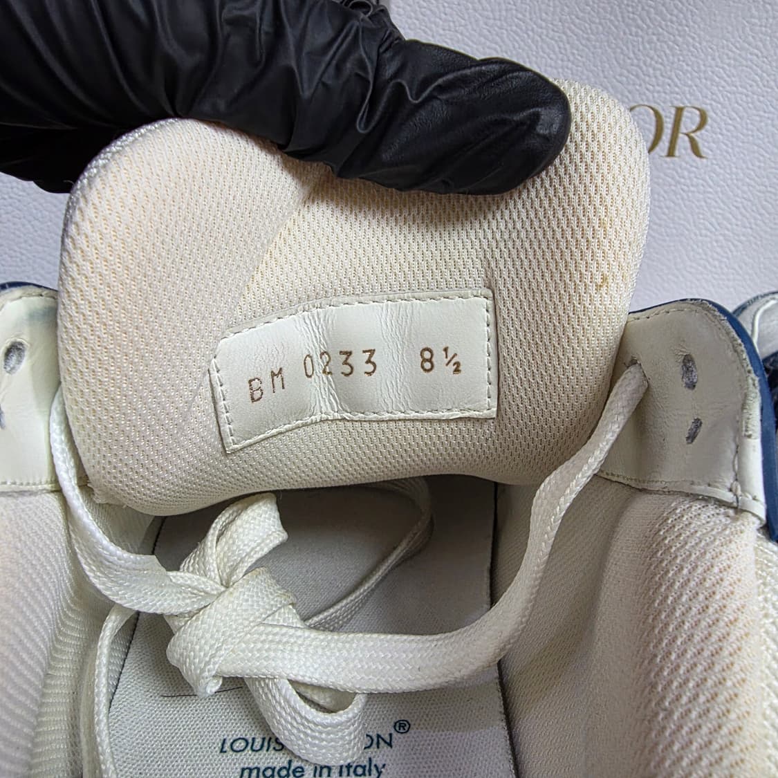 {클로젯}[8.5][풀구성]루이비통 LV트레이너 모노그램 데님 블루 상품이미지7