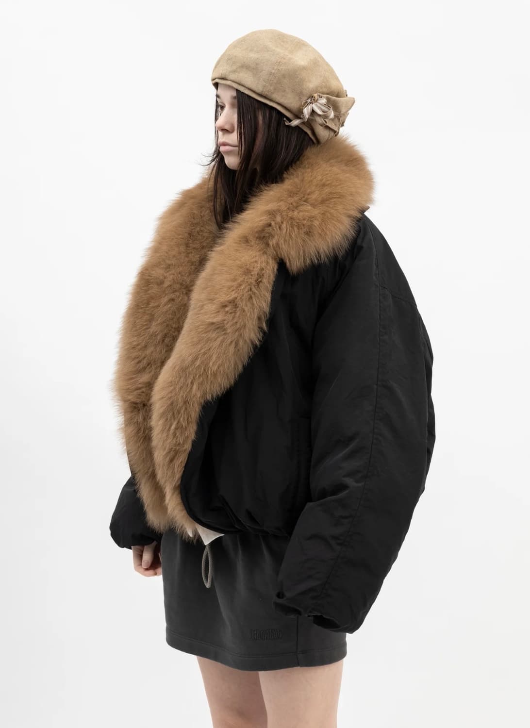 Fox fur collar goose down jacket 상품이미지2