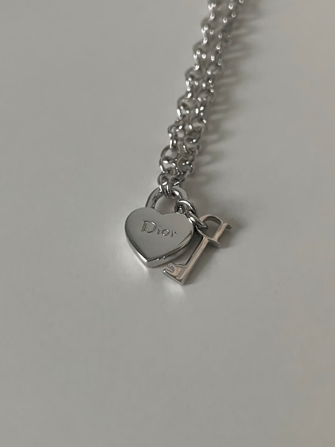Christian Dior necklace / 디올 하트 자물쇠 목걸이 상품이미지5