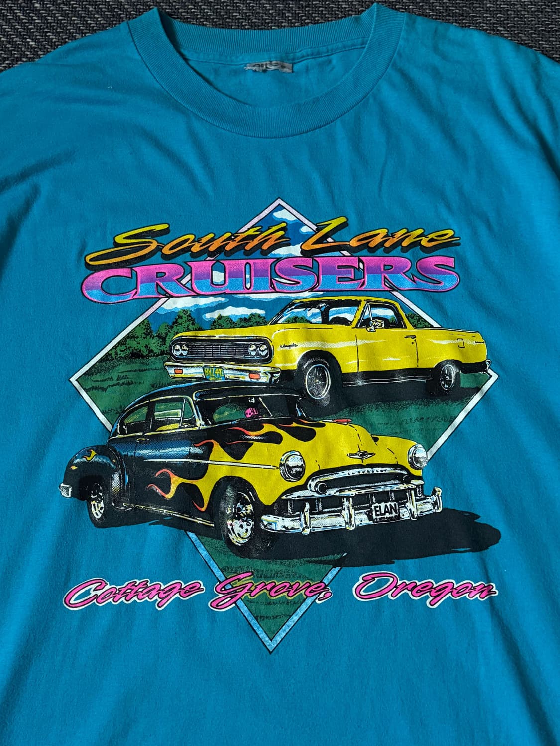90s USA ONEITA 올드카 싱글스티치 빈티지 티셔츠 (105) 상품이미지2