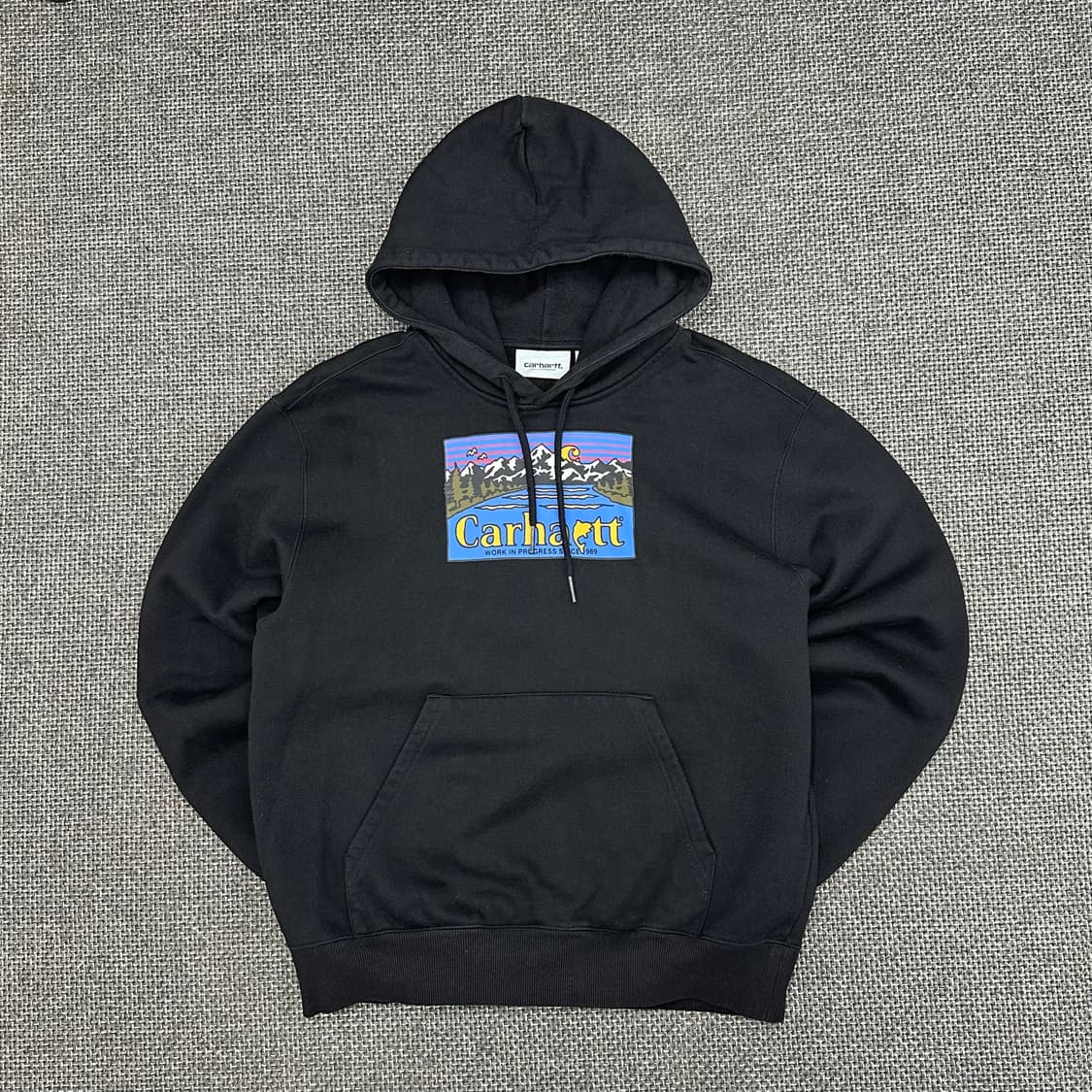 칼하트 빈티지 프린팅 후드티 S(M크기) 상품이미지2