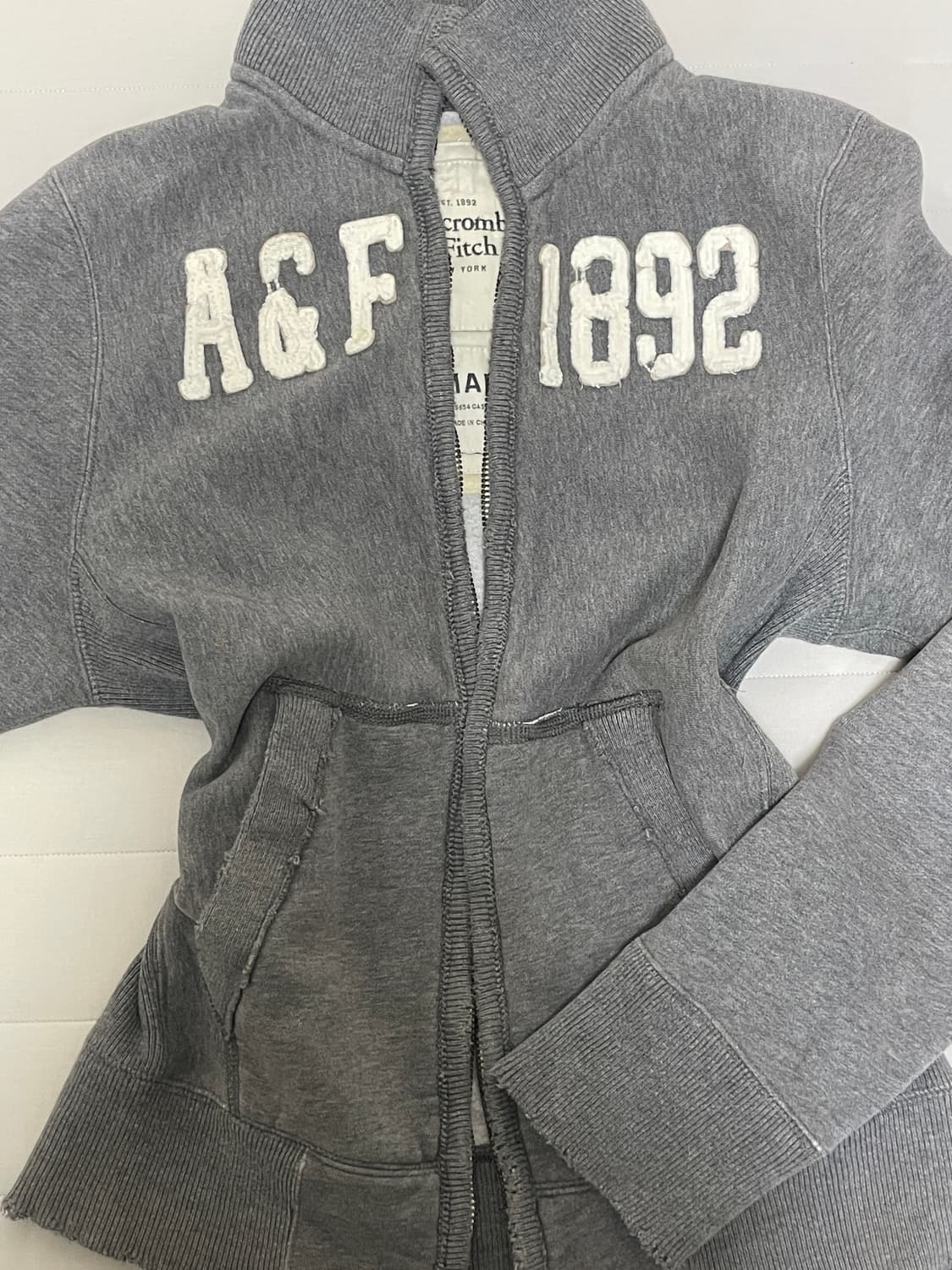 아베크롬비 그레이 집업 상품이미지2