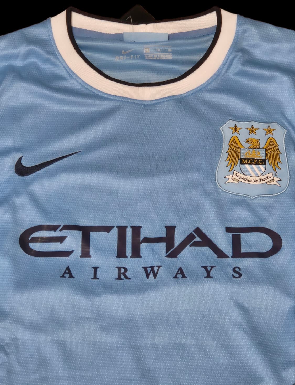 13-14 맨시티 홈 야야 투레 유니퐁 XL 레플리카 상품이미지3