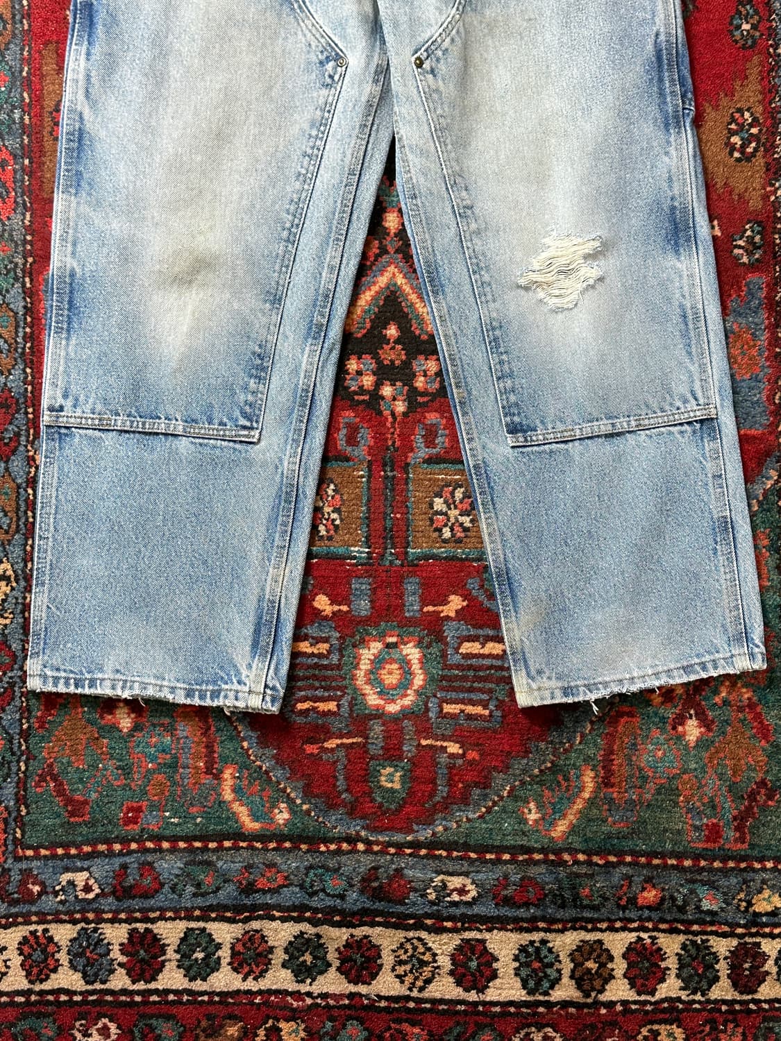 OG 칼하트 데님 더블니 팬츠 칼하트 B73 썩블니 상품이미지7