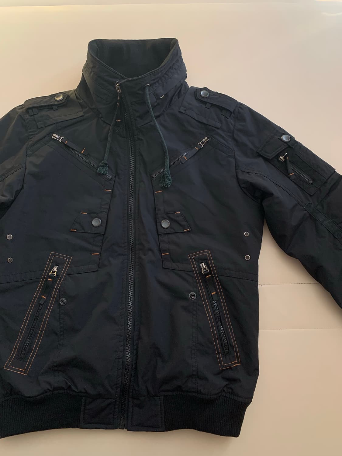 [L] 빈티지 team one 라이더 자켓 상품이미지3