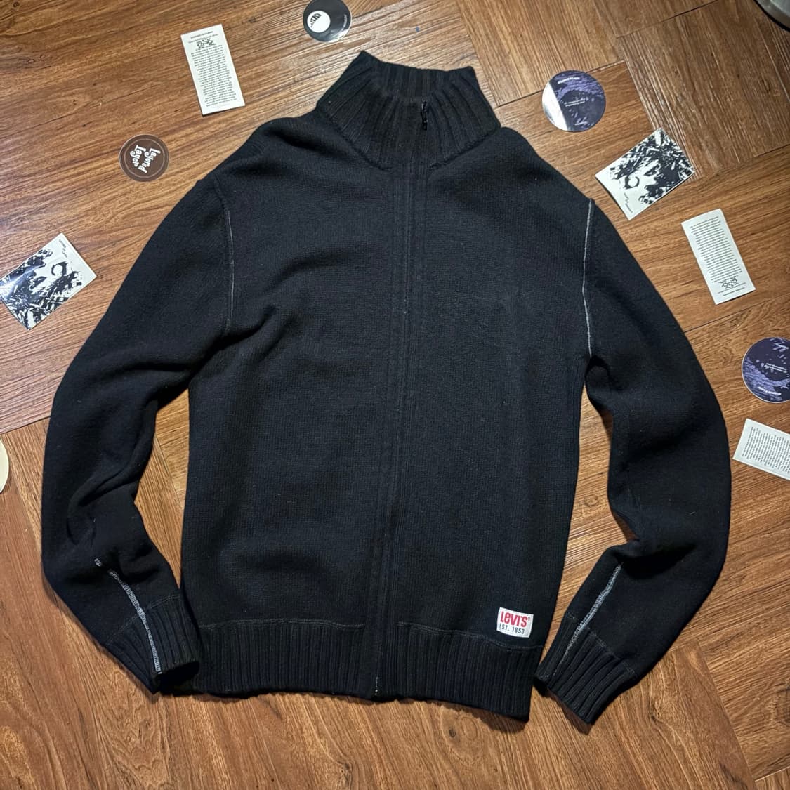 LEVI'S 리바이스 레드탭 니티드 집업 자켓 xl 상품이미지1