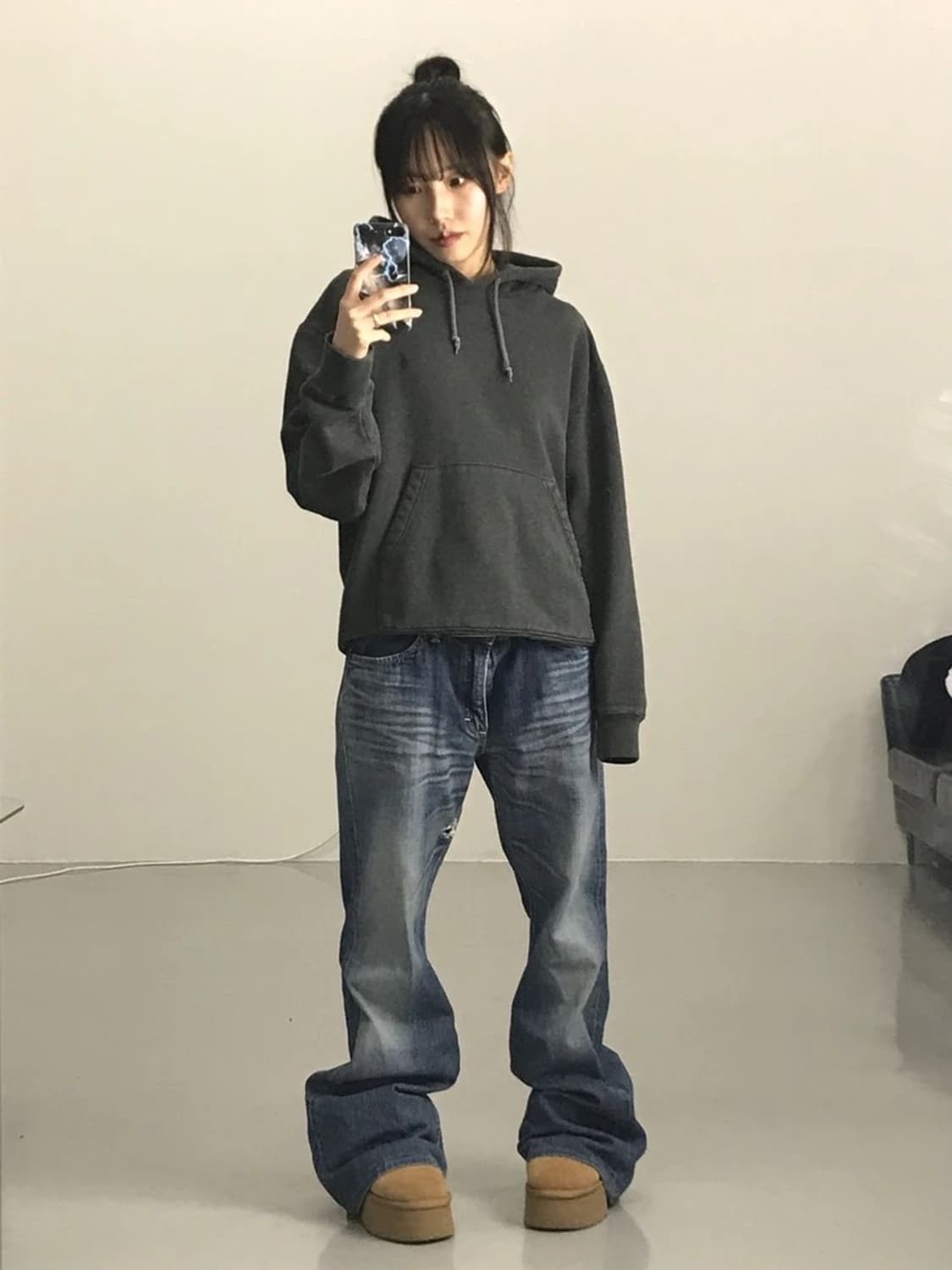 Polo Ralph Lauren Fleece Hoodie Charcoal 상품이미지1