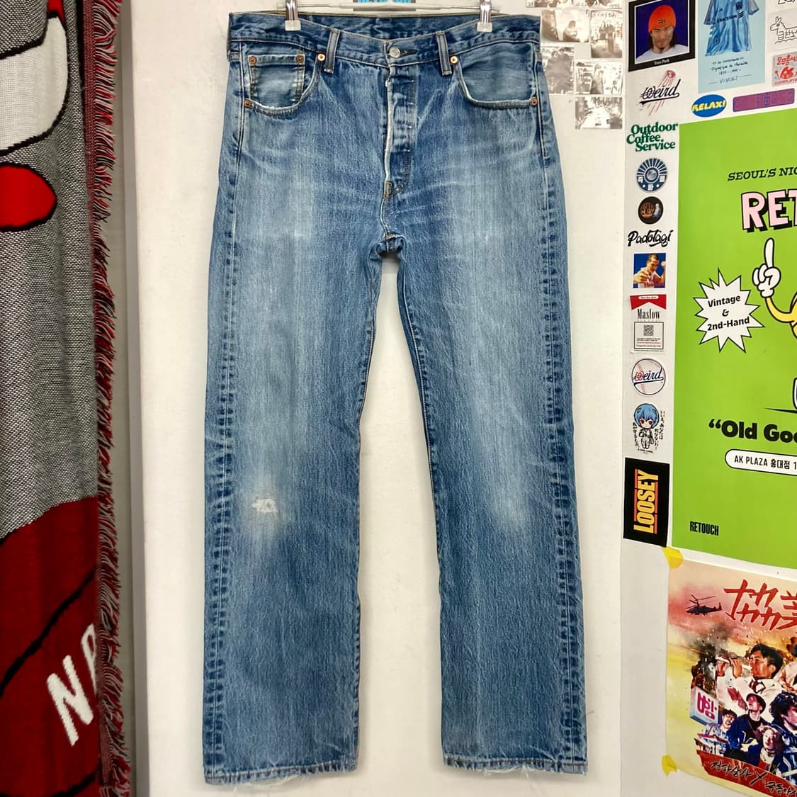 00’s 리바이스 501 리페어진 상품이미지1