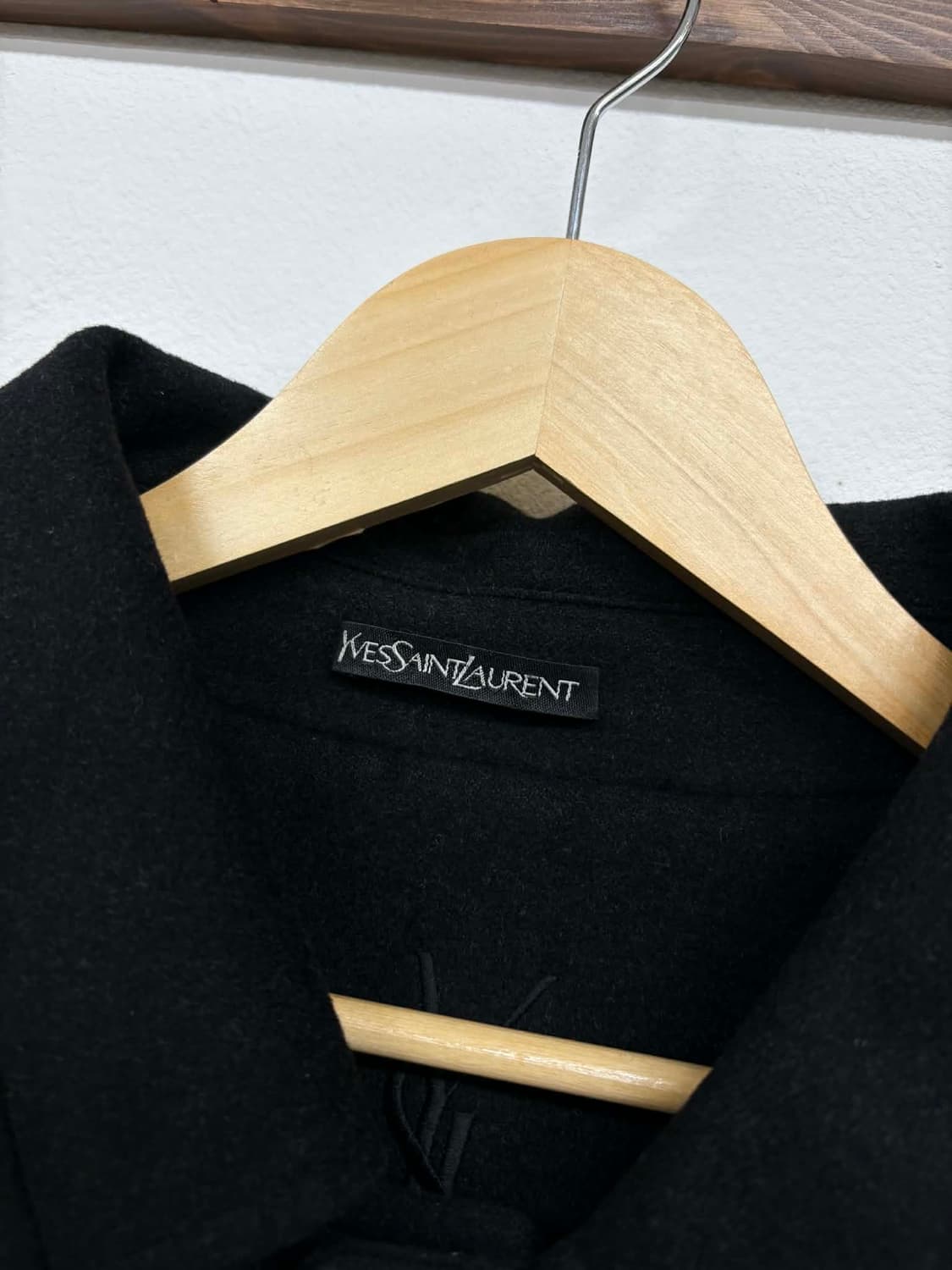 입생로랑 YSL 심볼 옴므 울 싱글 코트 상품이미지3