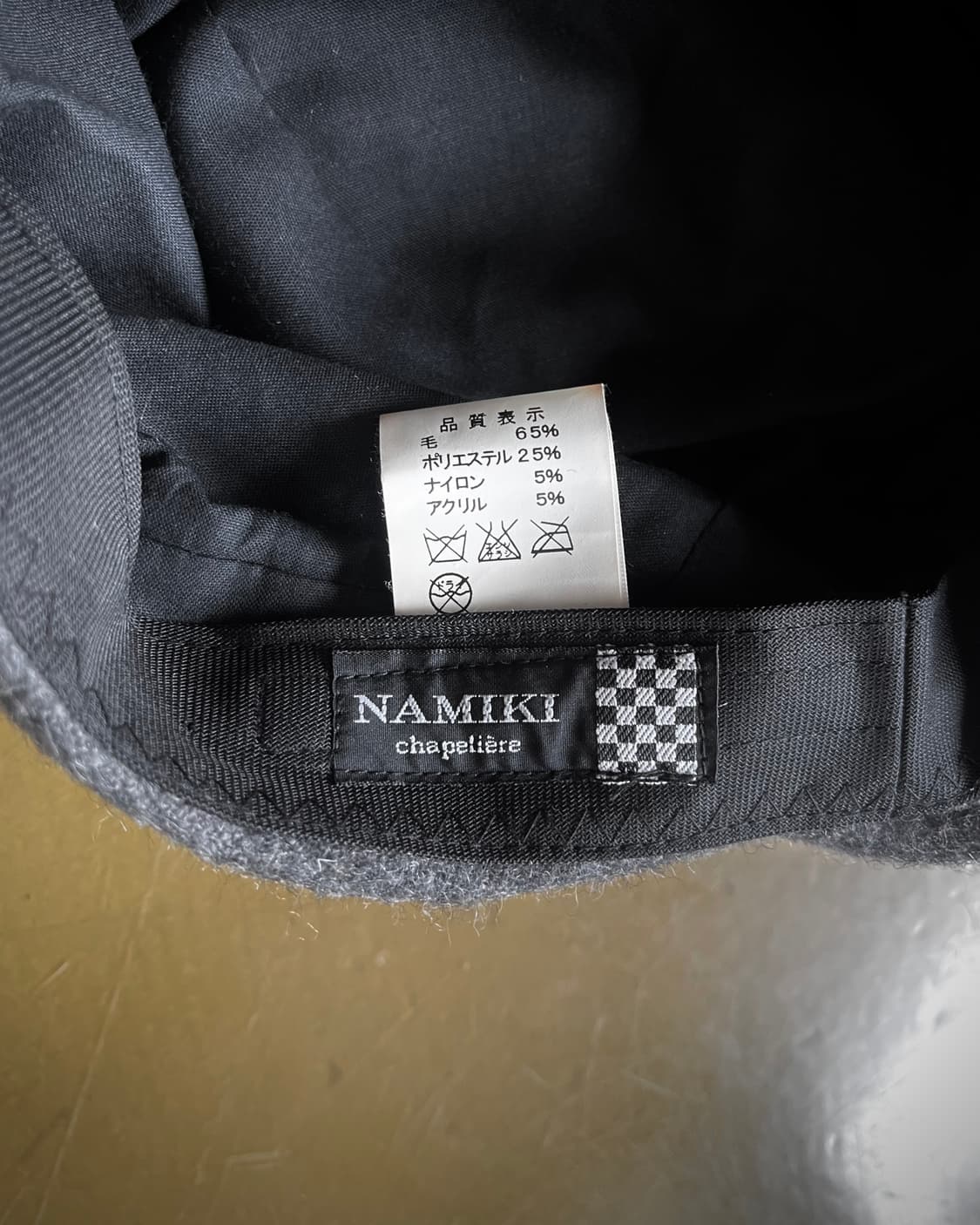 NAMIKI chapelière Japan Old Drape Cap 상품이미지8