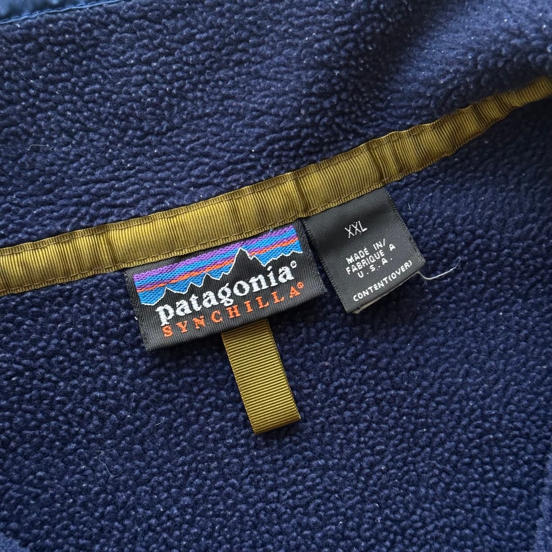 90s Made in USA 파타고니아 신칠라 네이비 상품이미지7