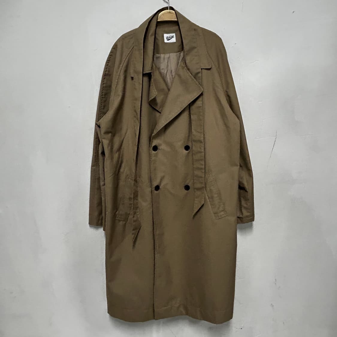 파르티멘토 트렌치 코트 카키색 상품이미지2