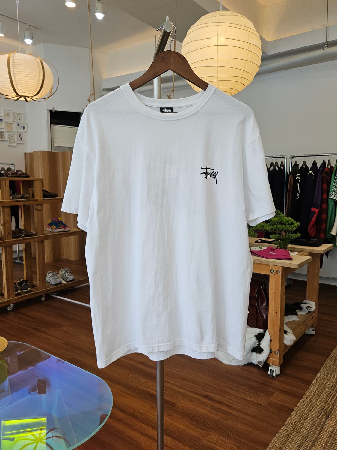 스투시 베이직 로고 티셔츠 상품이미지1