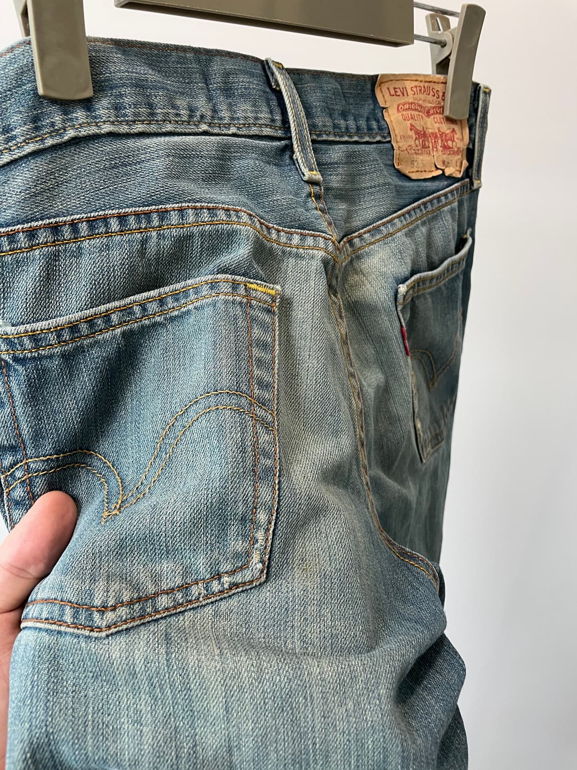 (29) Levis 리바이스527 빈티지 워싱 부츠컷 데님팬츠 상품이미지7