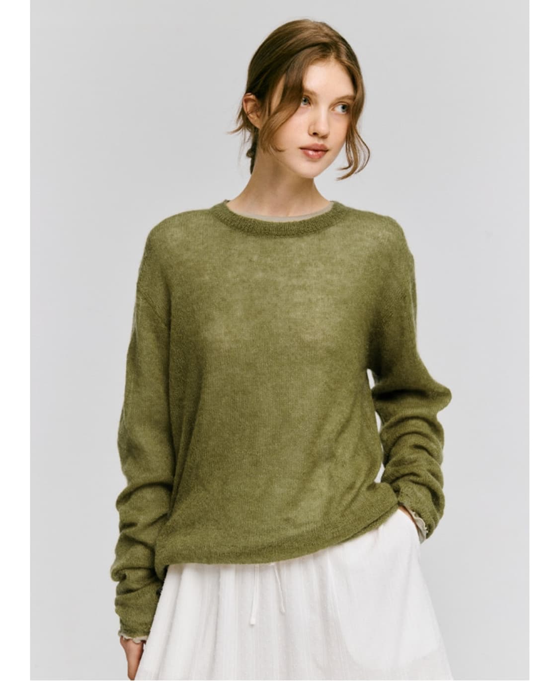 드파운드 mohair blended skashi pullover 니트 상품이미지2