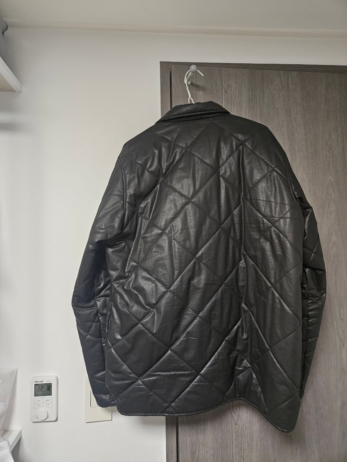 [L] 바버 X 스티브 맥퀸 퀼팅 자켓 블랙 상품이미지3