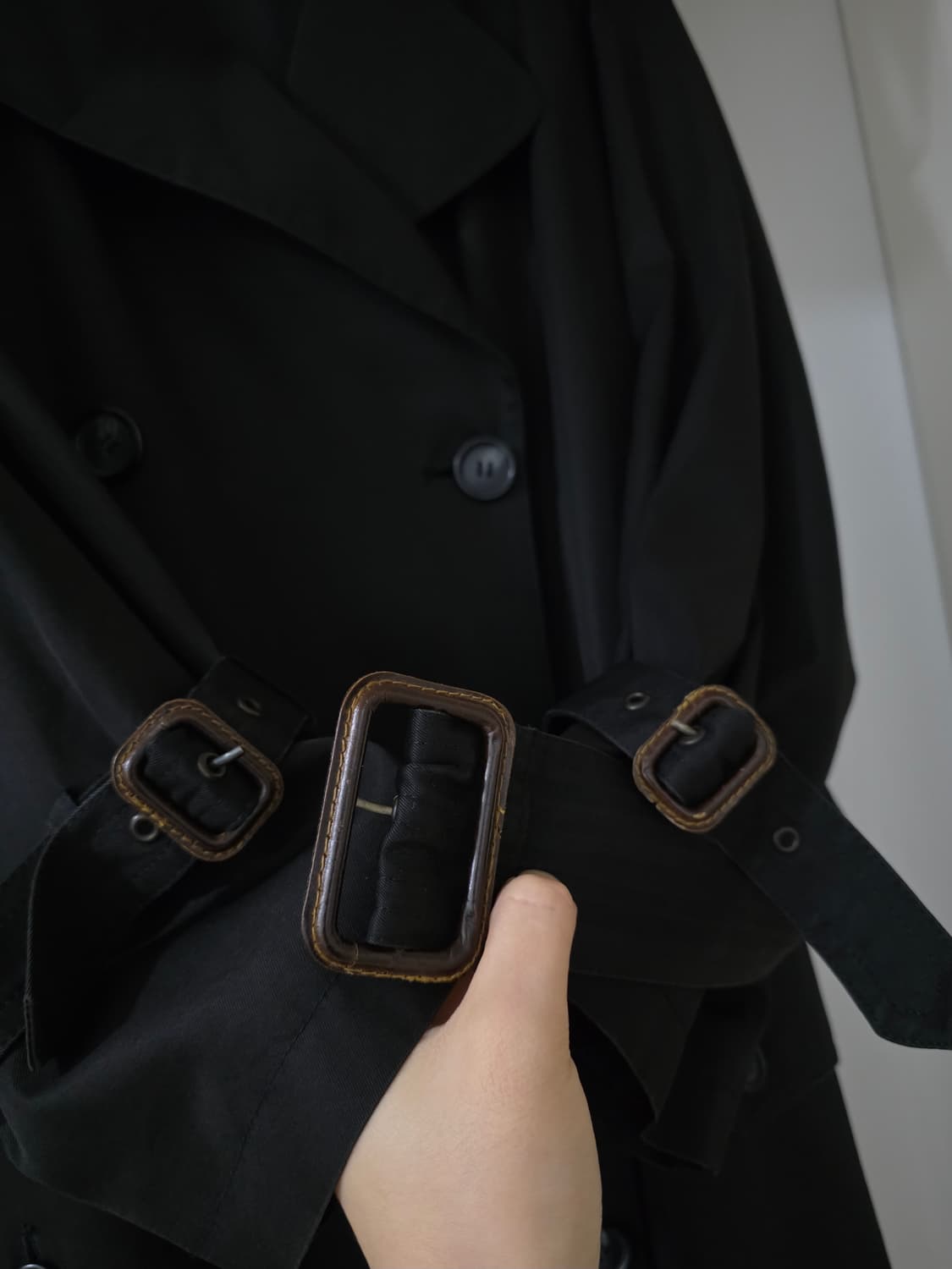 상태좋음) 정품 페레가모 여성 트렌치코트 프리사이즈 상품이미지5