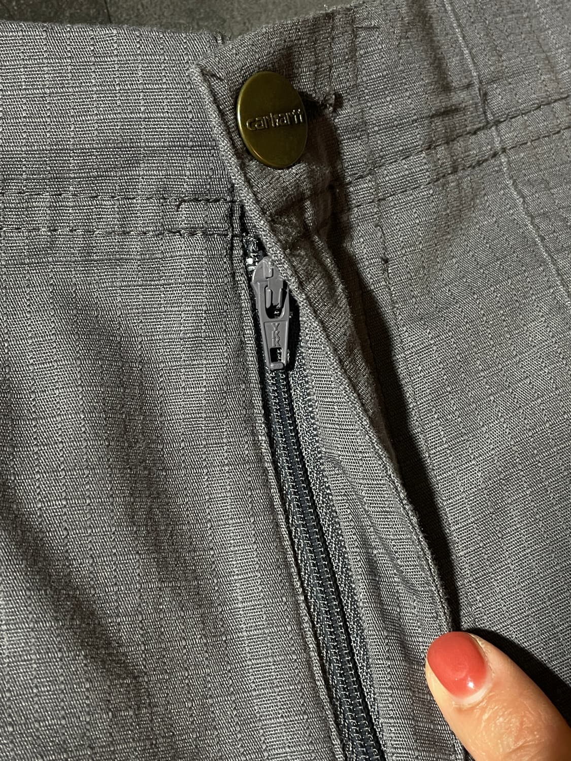 CARHARTT 칼하트 하프밴드 그레이 카고 팬츠 상품이미지3