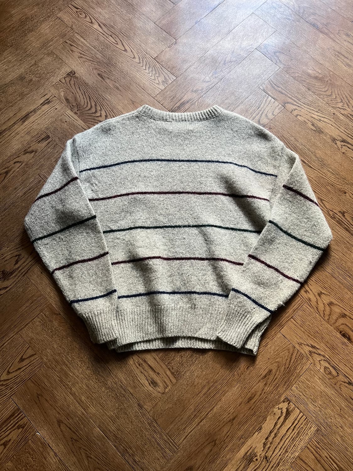 [L]80's 에디바우어 Made in USA 스트라이프 니트 상품이미지6