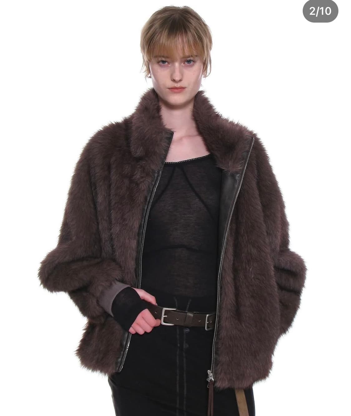 파르티멘토 우먼 퍼 자켓 상품이미지1